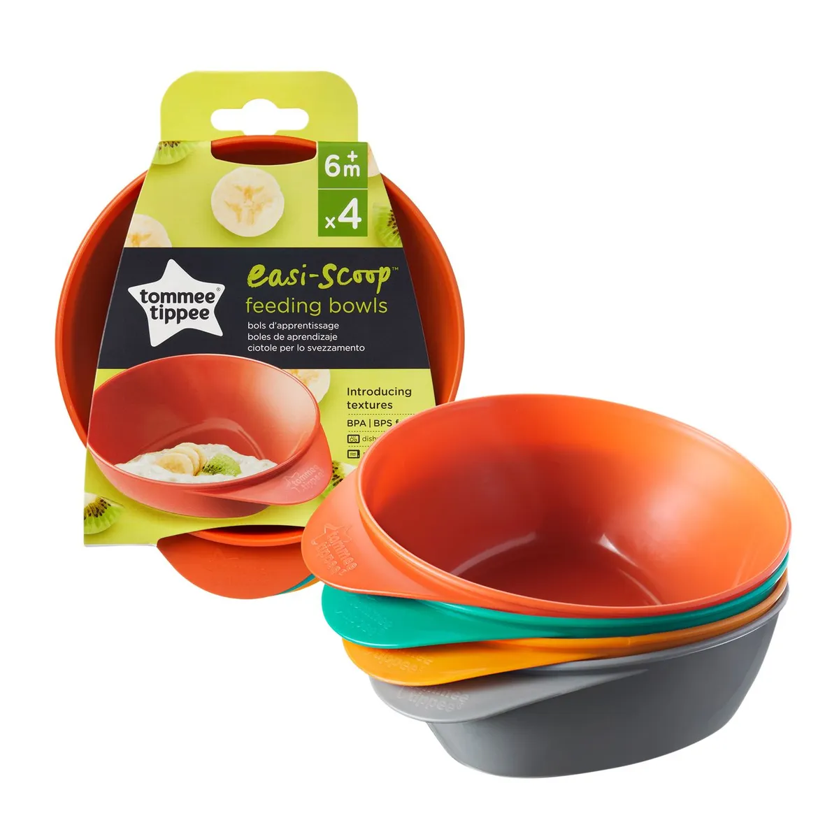 TOMMEE TIPPEE - Pack X4 Set De Bowls Tommee Tippee