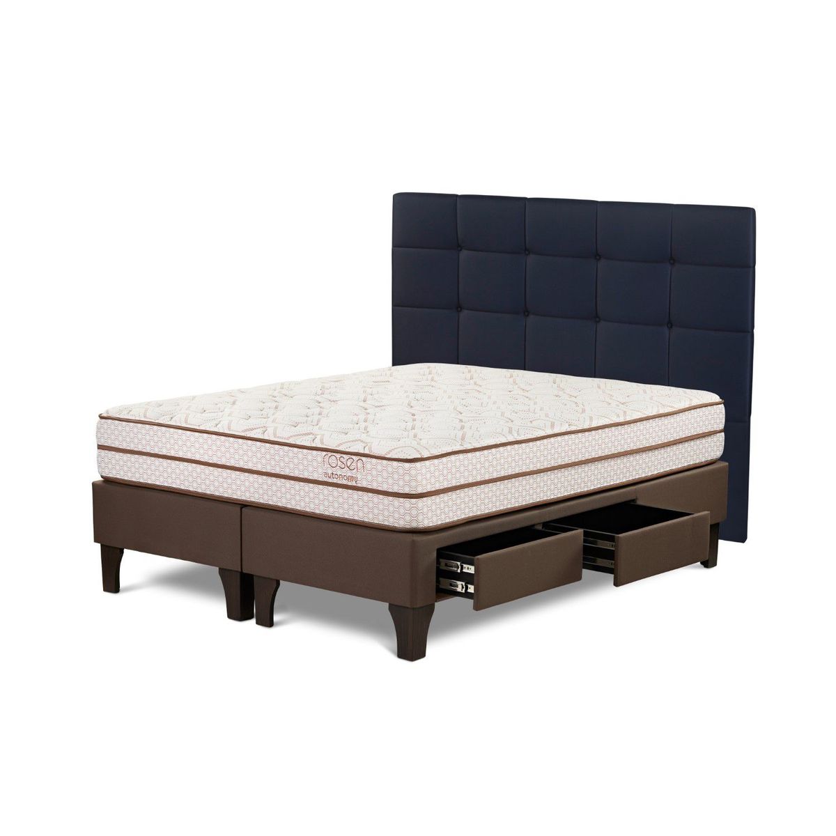 ROSEN - Dormitorio Con Cajones Autonomy Land Issey Azul King