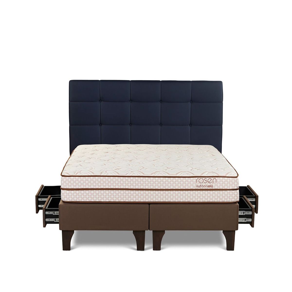 ROSEN - Dormitorio Con Cajones Autonomy Land Issey Azul King