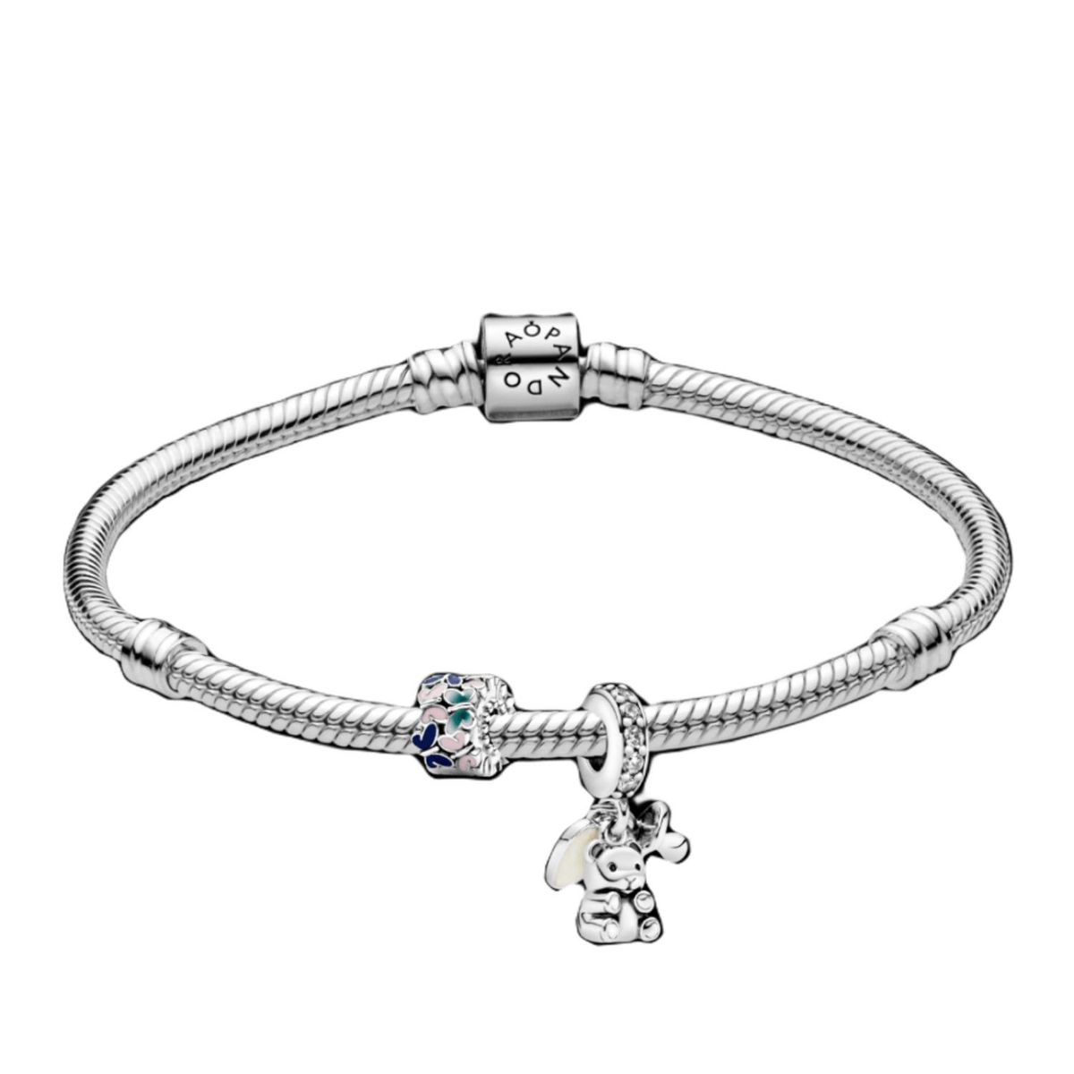 PANDORA - Set Pandora Charm De Bebe Y Clip