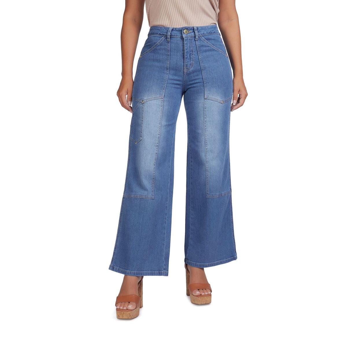 VRP BY VIVIANA RIVAS PLATA - Jean Cargo Algodón Mujer Viviana Rivas Plata