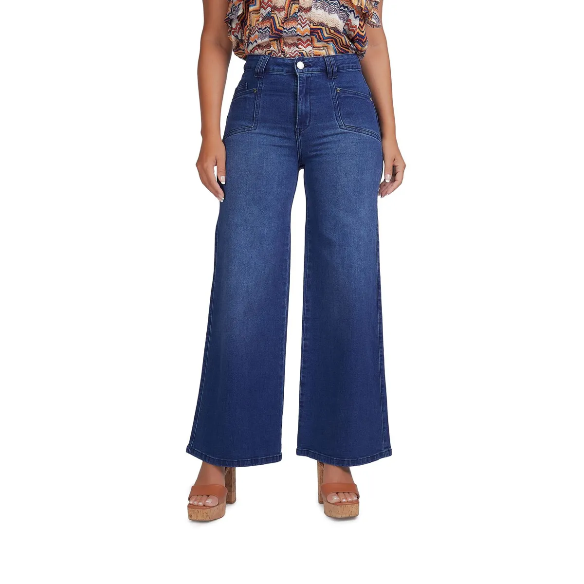 VRP BY VIVIANA RIVAS PLATA - Pantalón Palazzo Algodón Mujer VRP By Viviana Rivas Plata