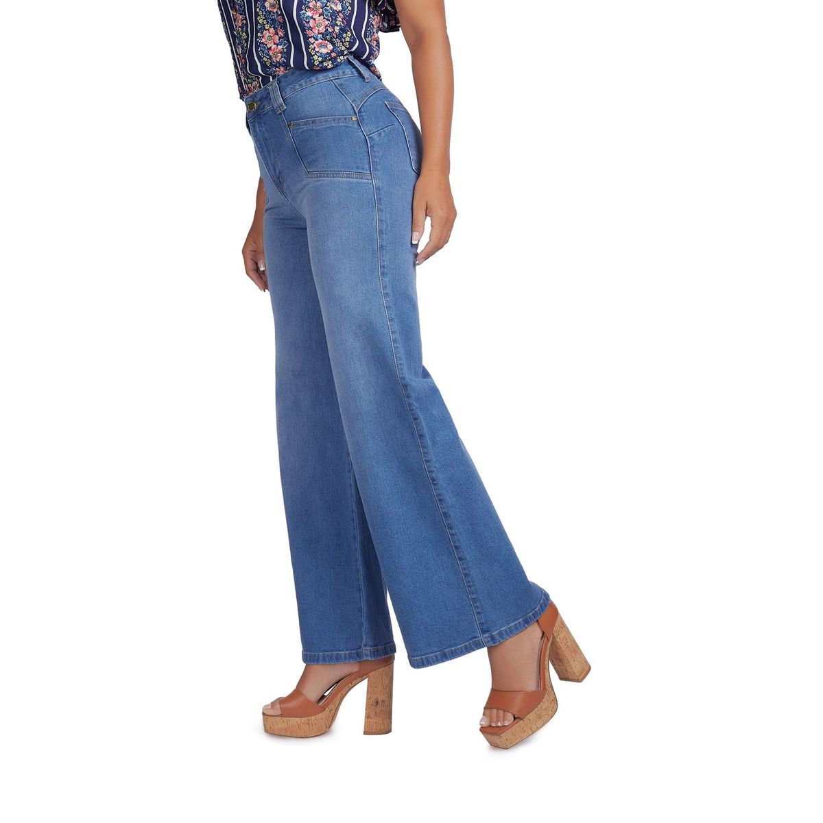 VRP BY VIVIANA RIVAS PLATA - Pantalón Palazzo Algodón Mujer VRP By Viviana Rivas Plata