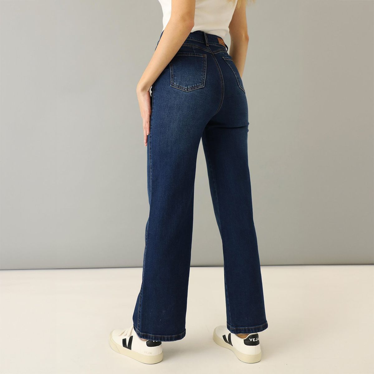 VRP BY VIVIANA RIVAS PLATA - Jean Straight Tiro Alto Mujer VRP By Viviana Rivas Plata