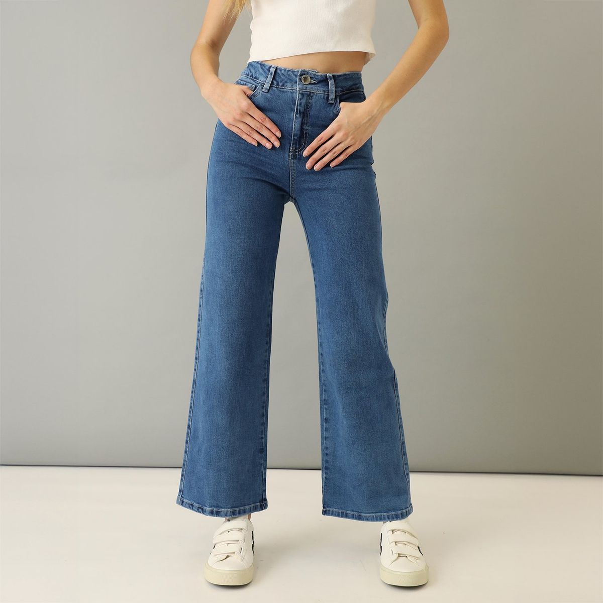 VRP BY VIVIANA RIVAS PLATA - Jean Straight Algodón Mujer VRP By Viviana Rivas Plata