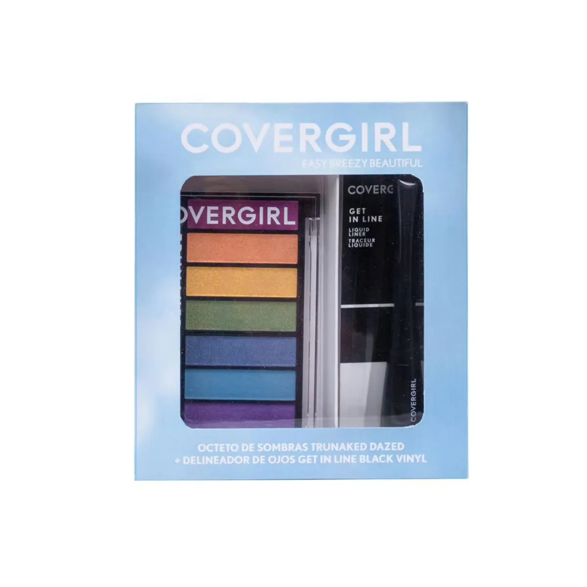 COVERGIRL - Pack Octeto Sombra Dazed + Delineador Get in Line Black Vinyl