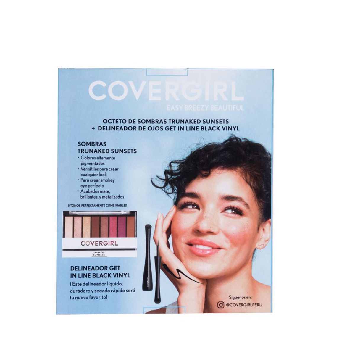 COVERGIRL - Octeto De Sombras + Delineador De Ojos Líquido Covergirl