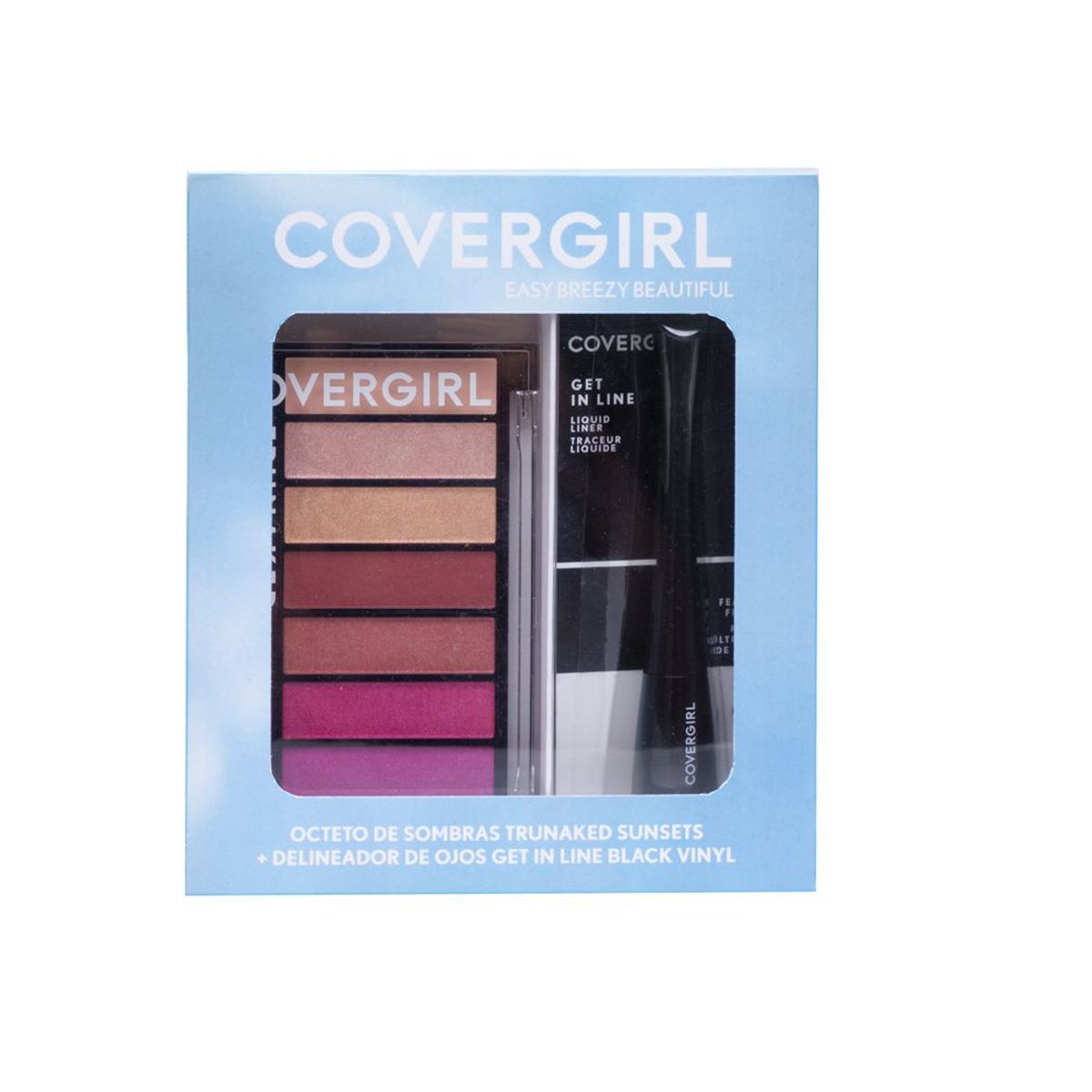 COVERGIRL - Octeto De Sombras + Delineador De Ojos Líquido Covergirl