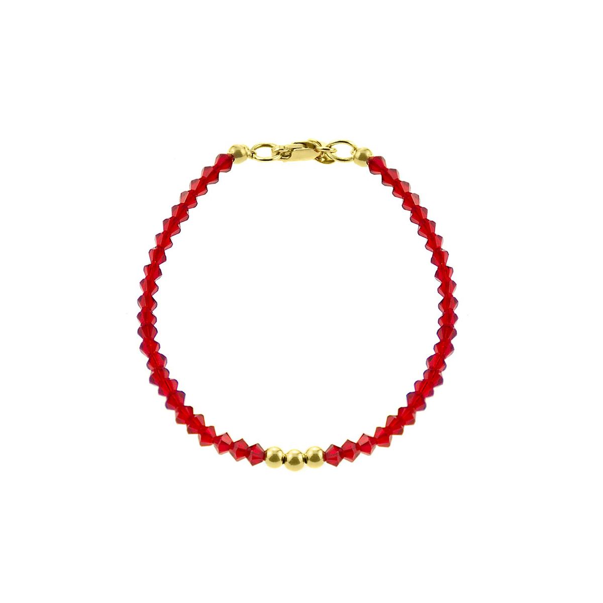BALIQ - Pulsera Swarosky Oro 18k