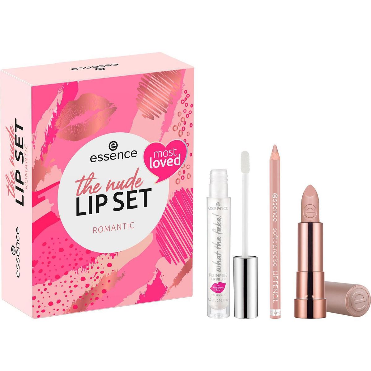 ESSENCE - Set De Maquillaje Para Labios Essence The Nude Lip Romantic Essence