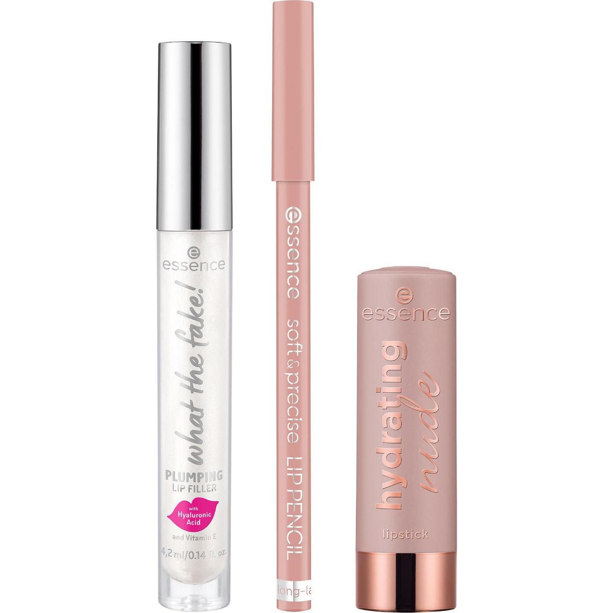 ESSENCE - Set De Maquillaje Para Labios Essence The Nude Lip Romantic Essence