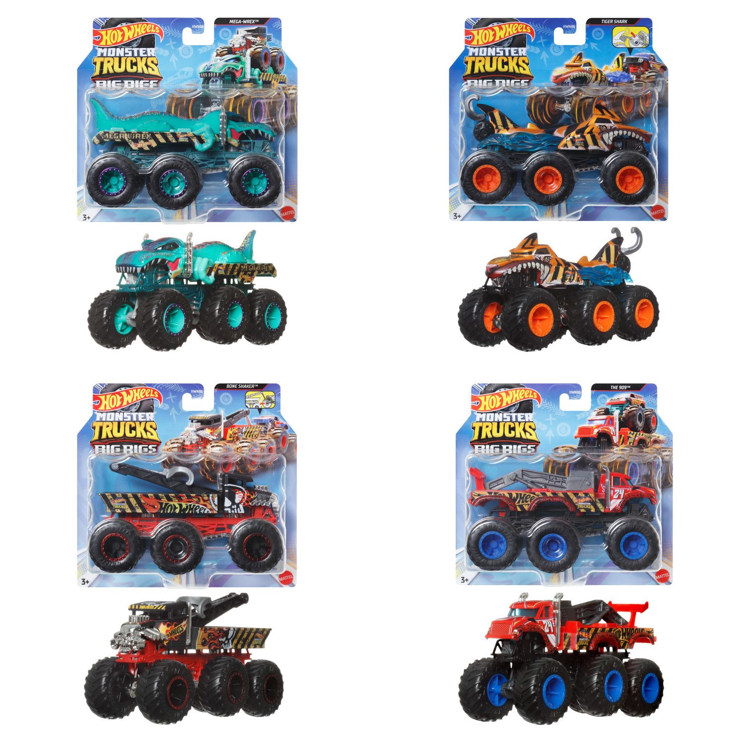 Hotwheels Carros De Juguete Monster Truck Truck Autos Monstruos De