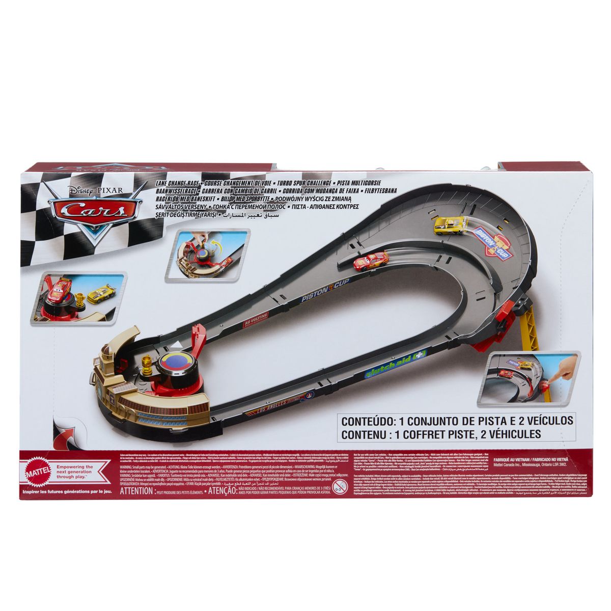 CARS - Juguete Pista De Carro Circuito Nascar Cars