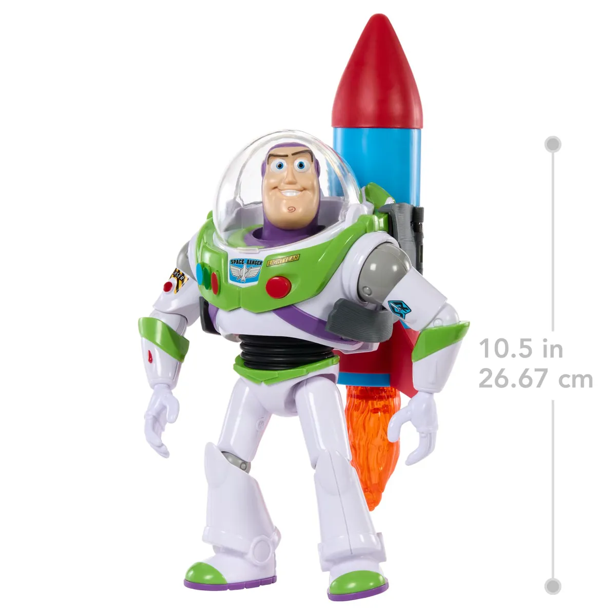 PIXAR - Figura De Acción Buzz Con Cohete 30 Cm Toy Story