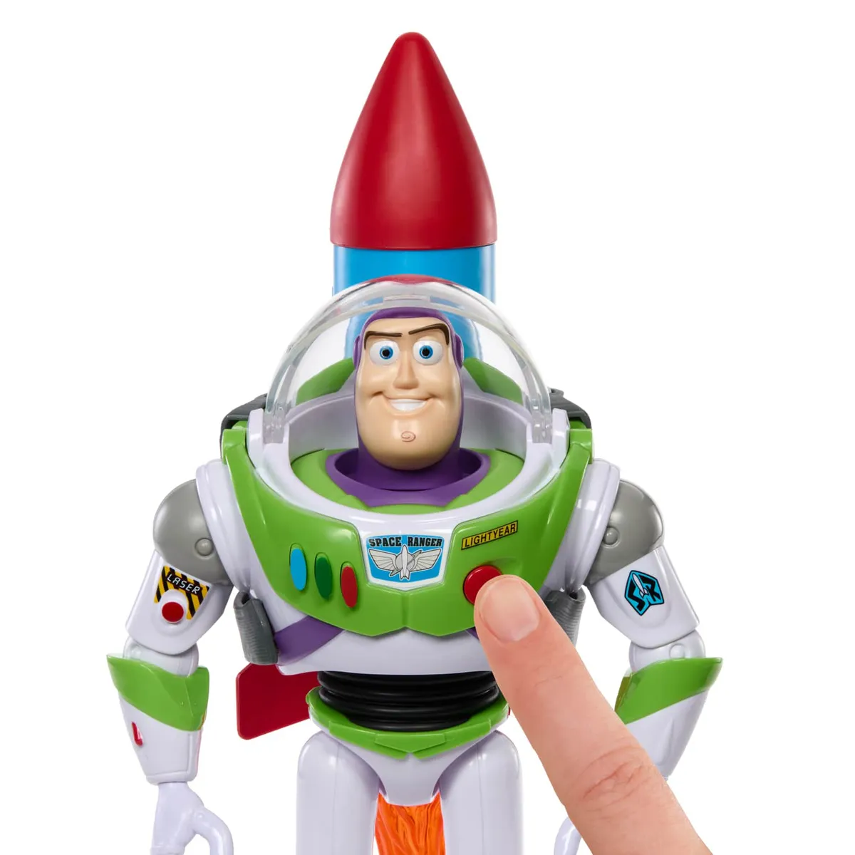 PIXAR - Figura De Acción Buzz Con Cohete 30 Cm Toy Story