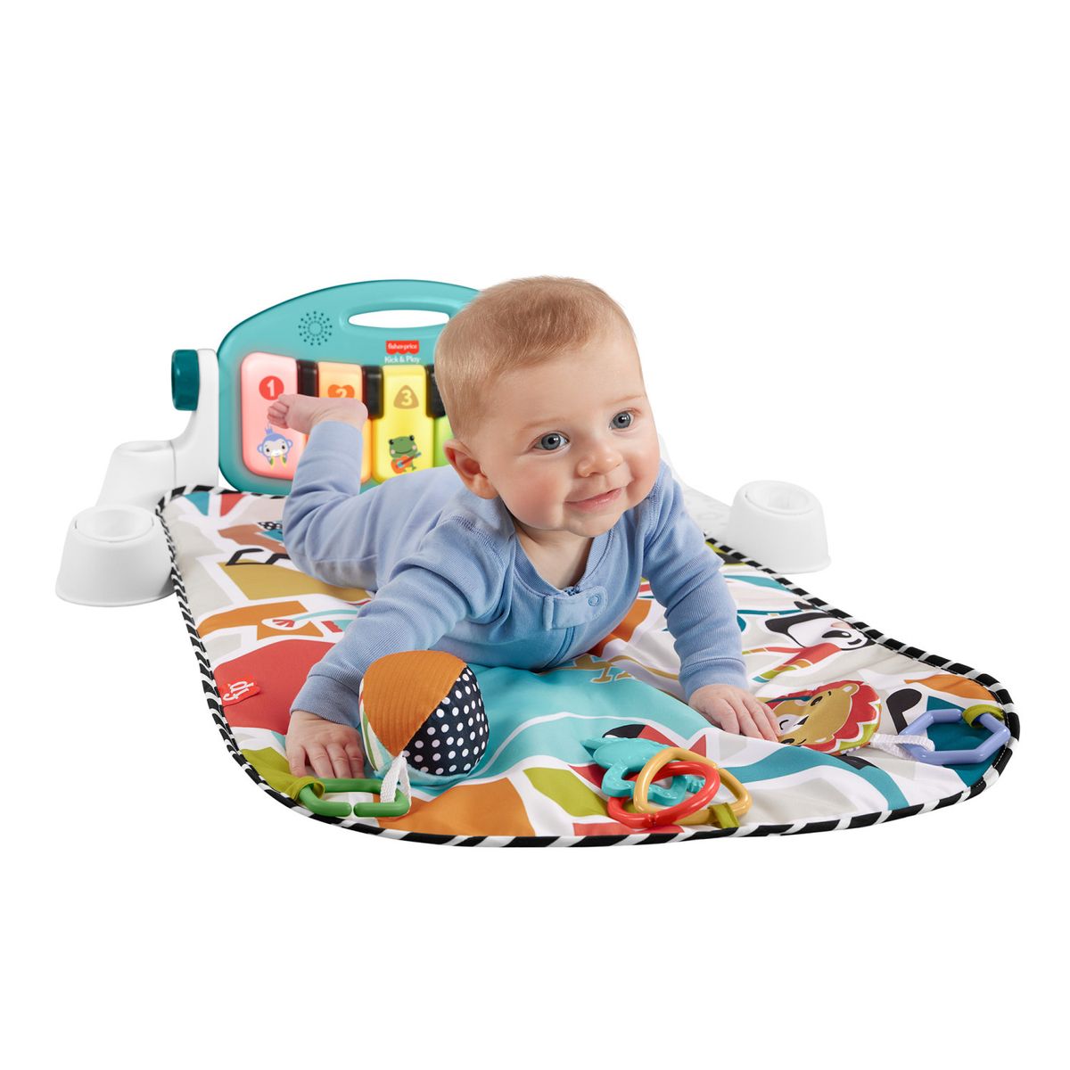 FISHER PRICE - Juguete Gimnasio Musical Piano Pataditas Fisher Price