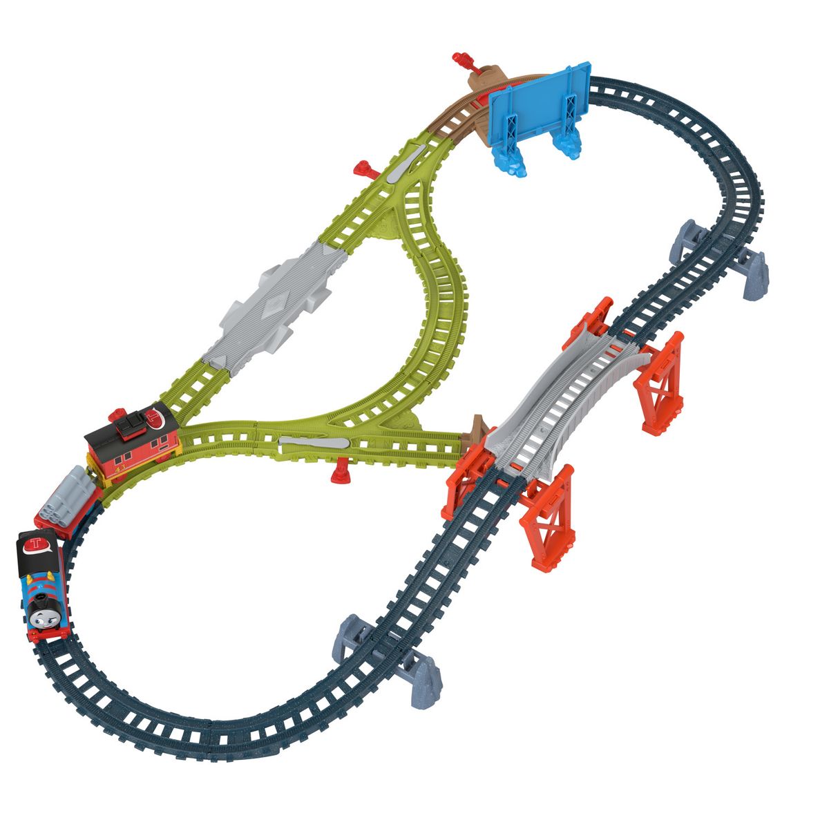 THOMAS AND FRIENDS - Juguete Pista Interactiva Bruno Thomas Hot Wheels