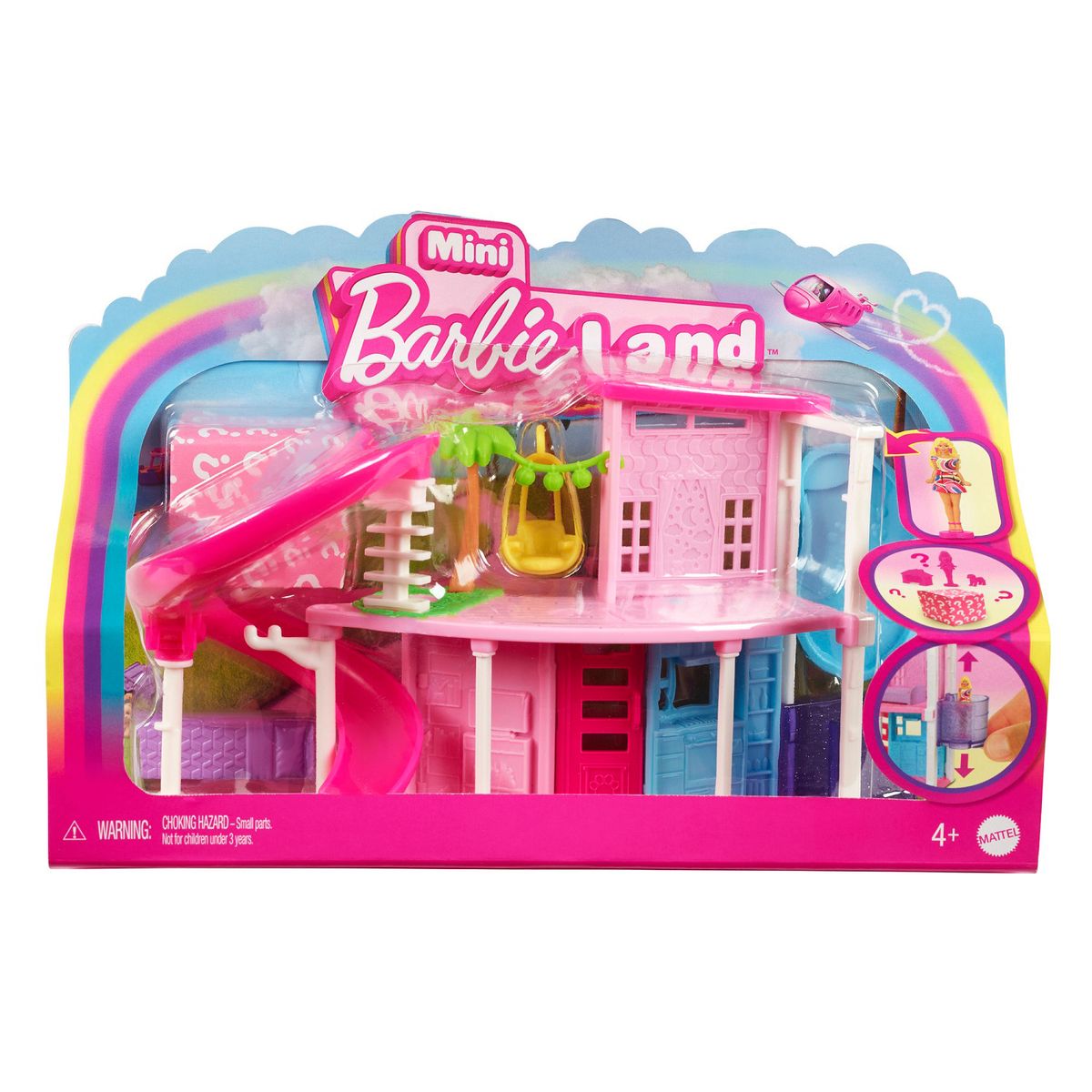 BARBIE - Barbie Mini Barbie Land Casa de Muñecas Sorpresa Barbie.