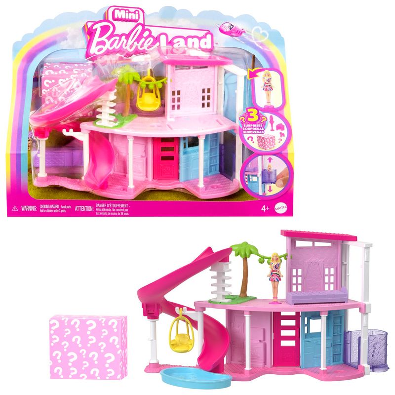 BARBIE - Barbie Mini Barbie Land Casa de Muñecas Sorpresa Barbie.