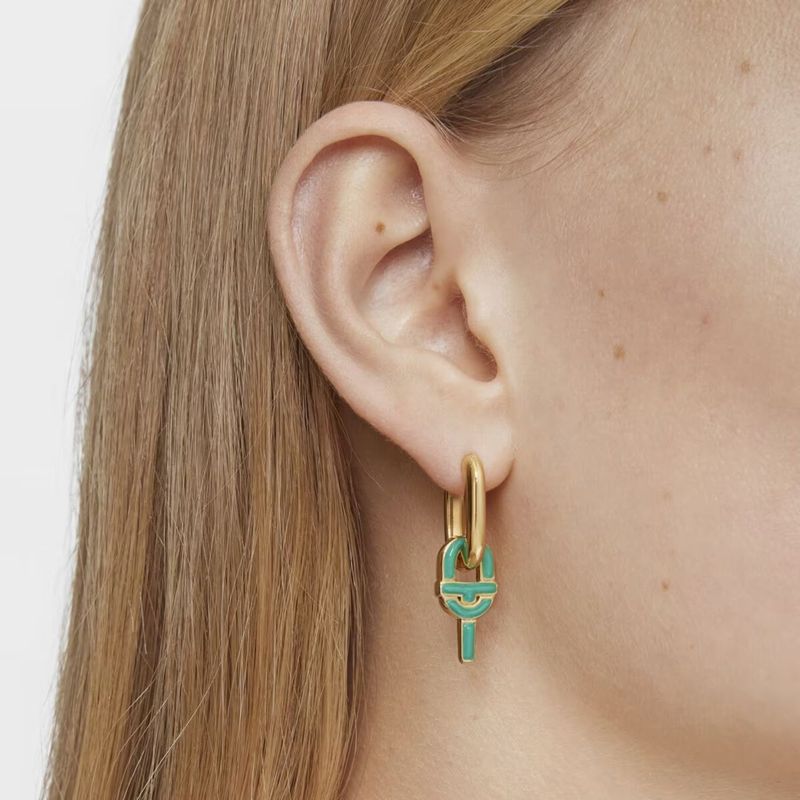 TOUS - 1 Criolla Plata Esmalte Verde