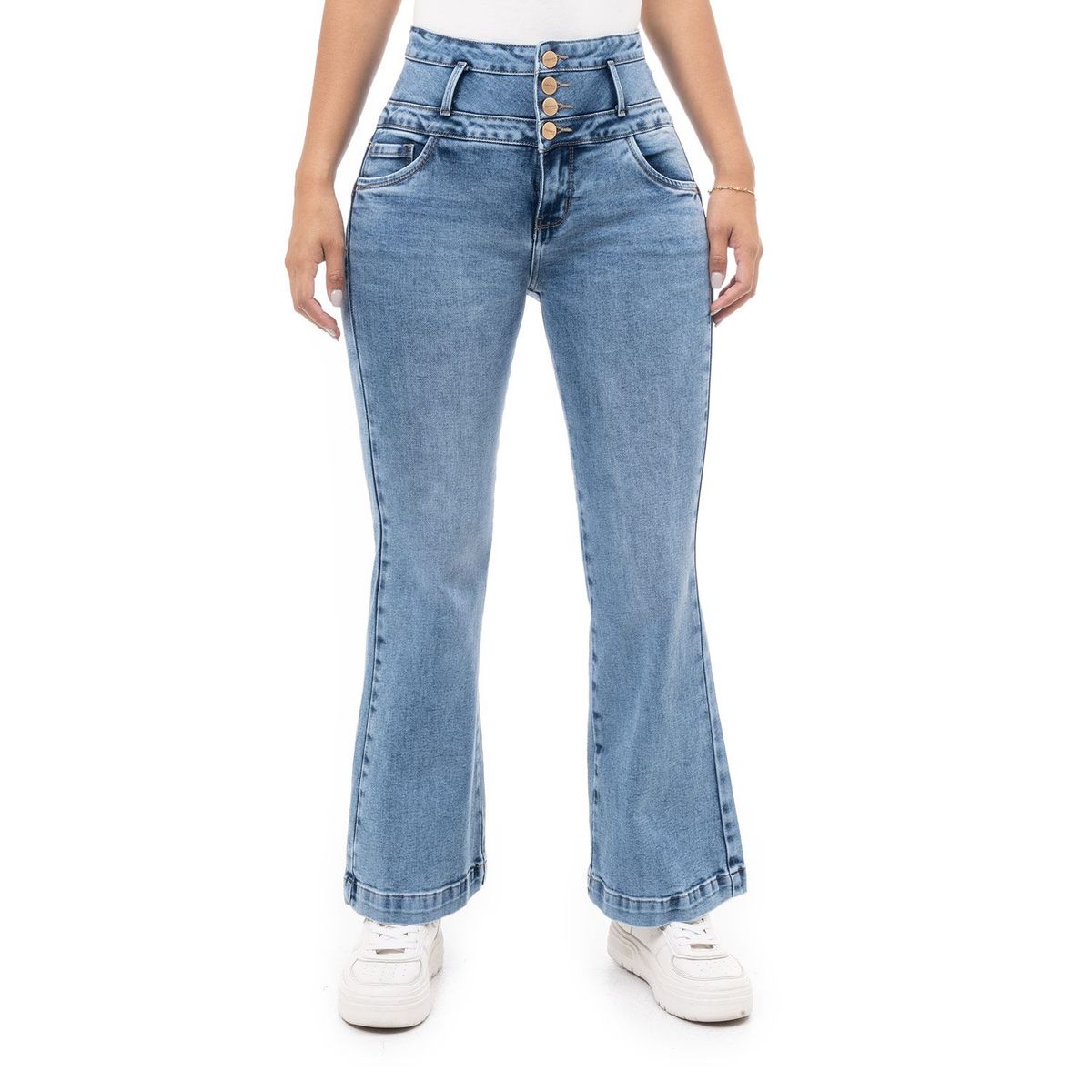 PIONIER - Jean Flare Algodón Mujer Pionier