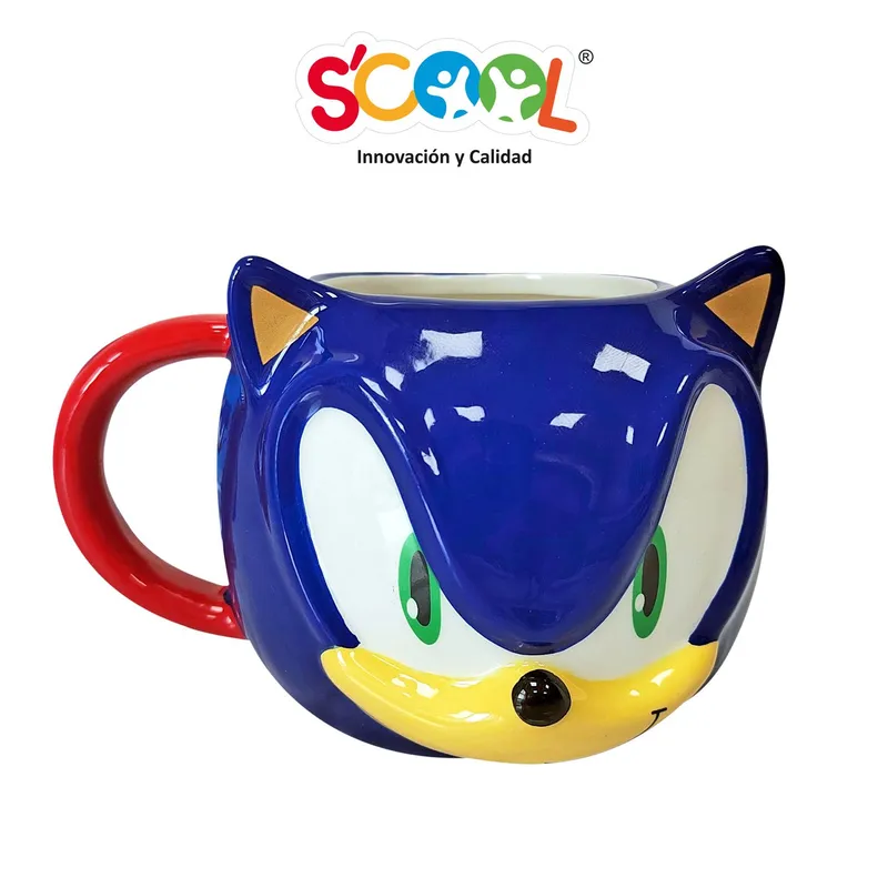 SCOOL - Taza 3d De Cerámica 450 Ml Sonic