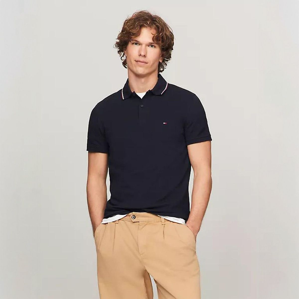 TOMMY HILFIGER - Polo Algodón Hombre Tommy Hilfiger