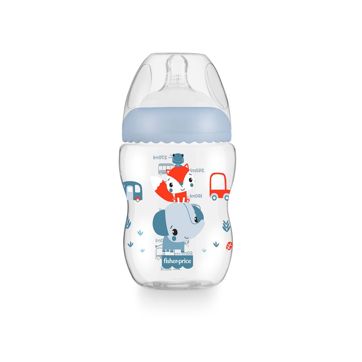 FISHER PRICE - Biberón First Moments 2M+ 270 Ml - 9 Oz Azul
