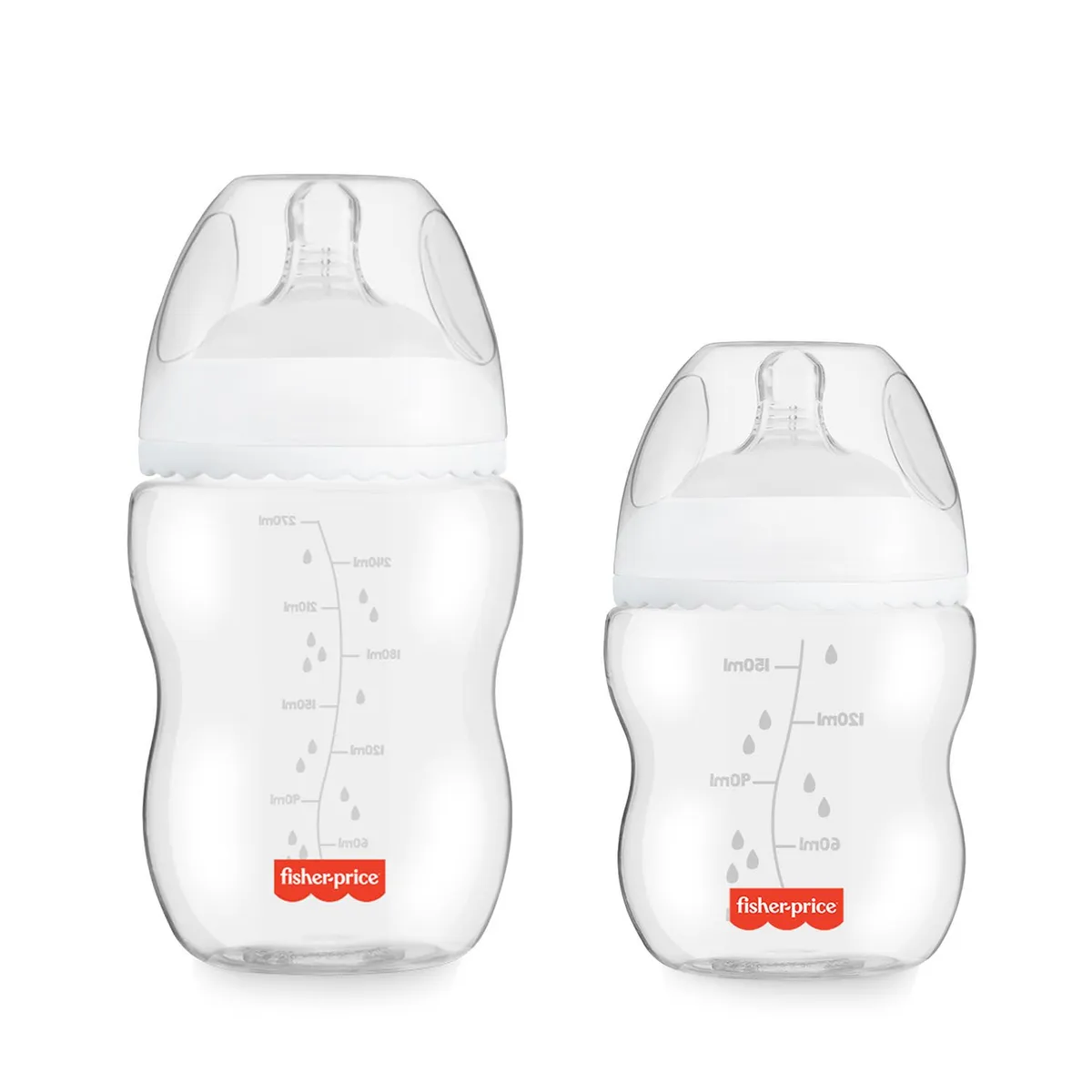 FISHER PRICE - Pack Biberón 270ml + 150ml First Moments