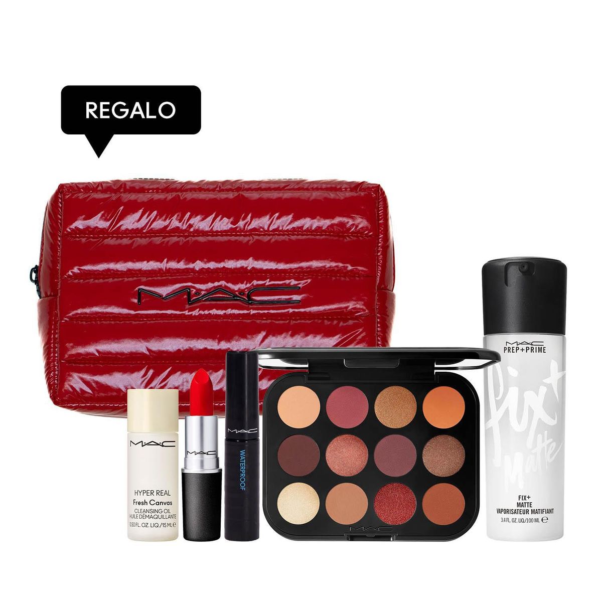 MAC - Set De Maquillaje Mac Total Look In Burgundy