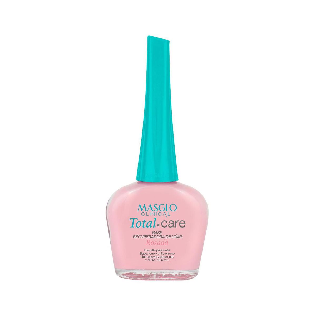 MASGLO - Tratamientos De Uñas Base Color Rosada 13.5ml Masglo