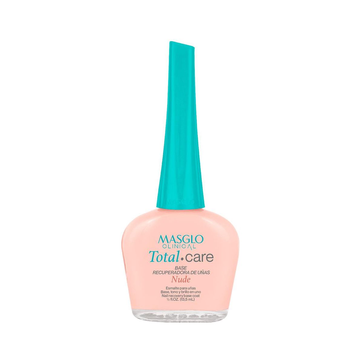 MASGLO - Tratamientos De Uñas Base Color Nude 13.5ml Masglo