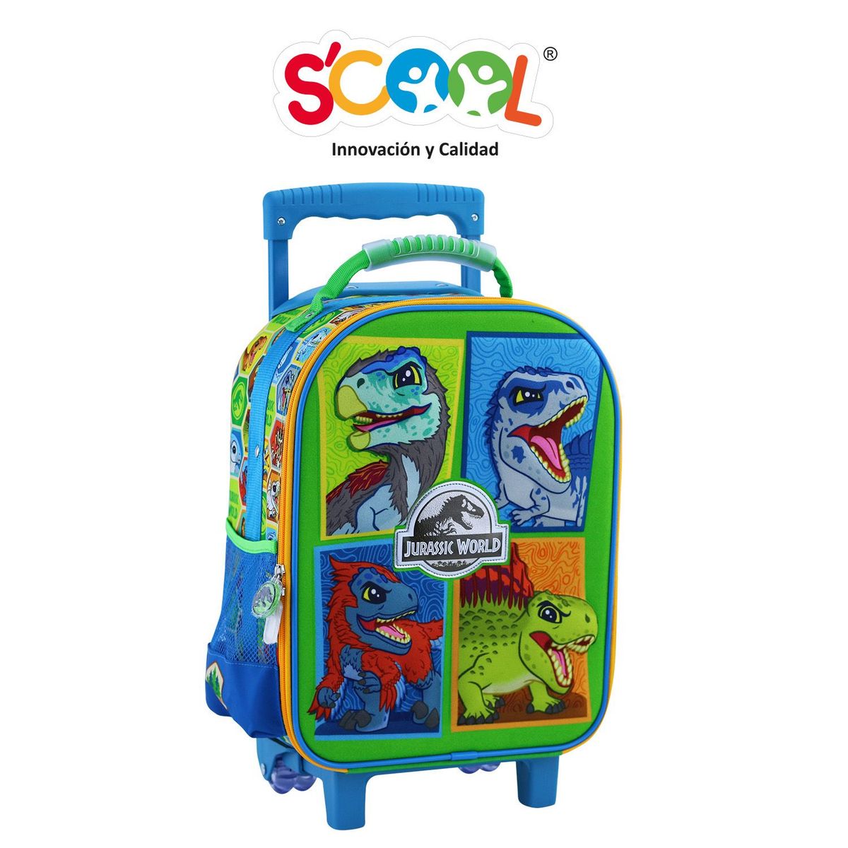 SCOOL - Set Maleta 3d Mediana Magic Jurassic Kids Scool