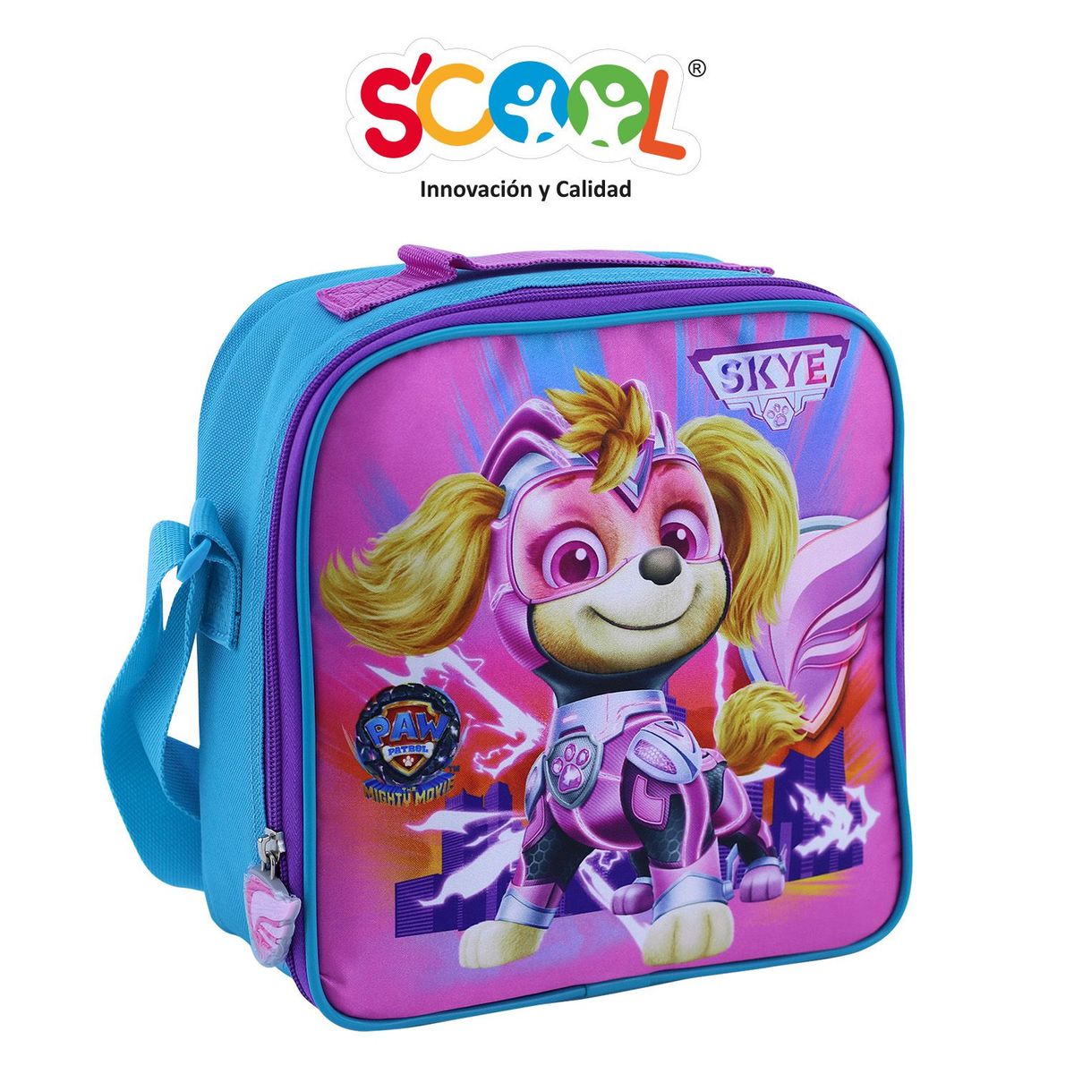 SCOOL - Lonchera Tela Cuadrada Ranger Paw Patrol M  Scool