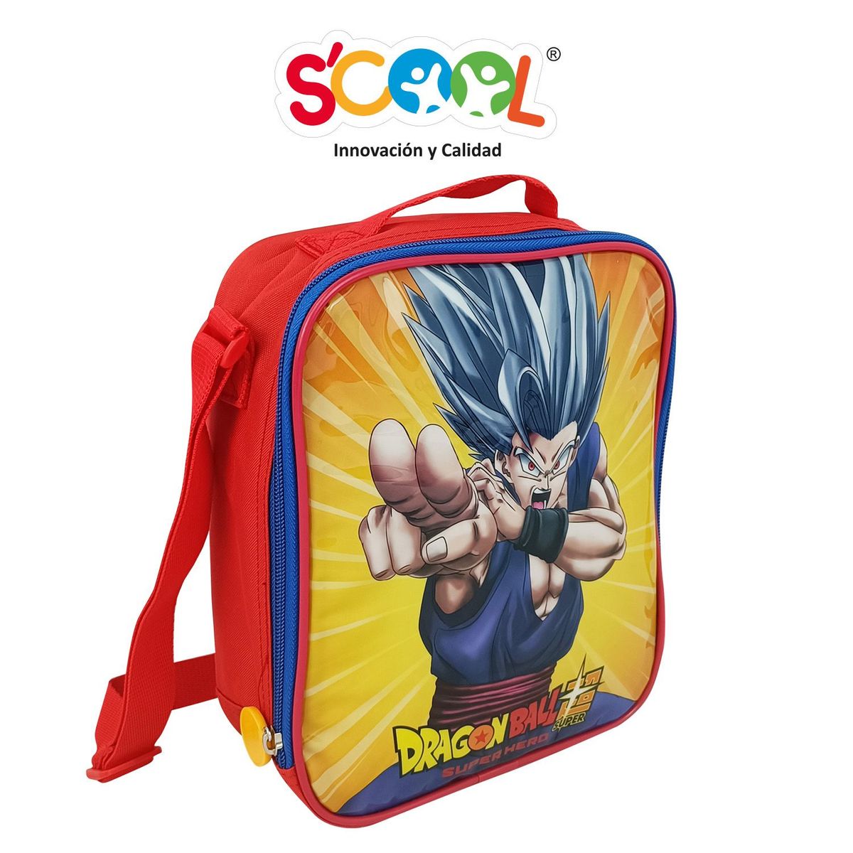 SCOOL - Lonchera Vertical Kombat Dragon Ball  Scool