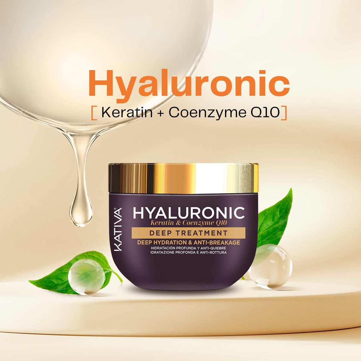 KATIVA - Tratamiento Capilar Para Cabello Quebradizo 300ml Kativa