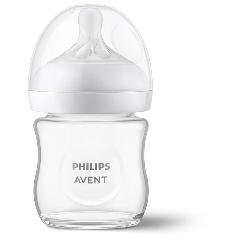 PHILIPS AVENT - Biberón Natural 3.0 Vidrio 120Ml - 4Oz Avent