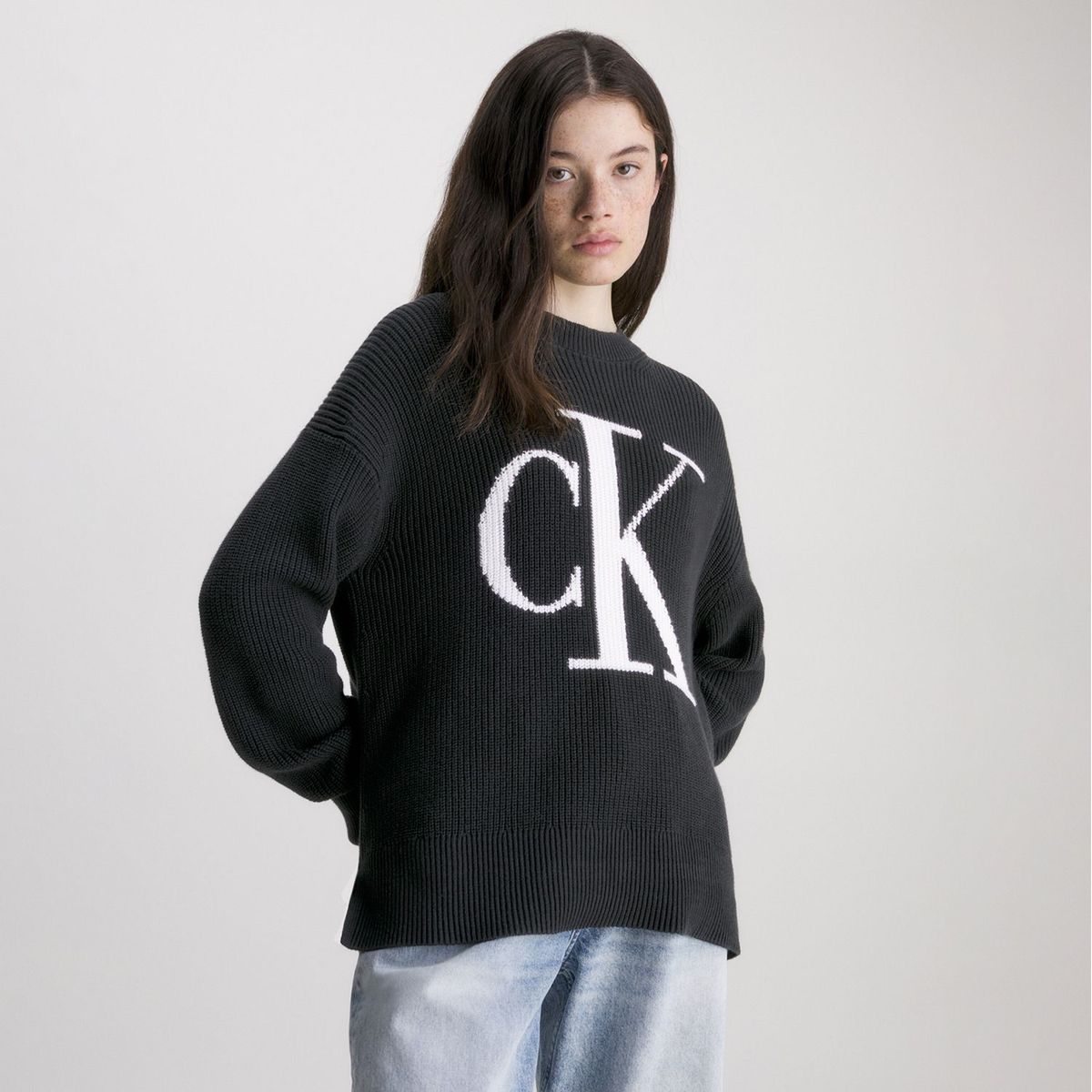 CALVIN KLEIN - Chompa Algodón Mujer Calvin Klein