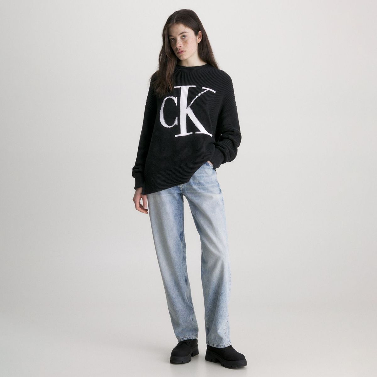 CALVIN KLEIN - Chompa Algodón Mujer Calvin Klein