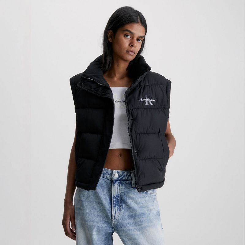 CALVIN KLEIN - Chaleco Algodón Mujer Calvin Klein