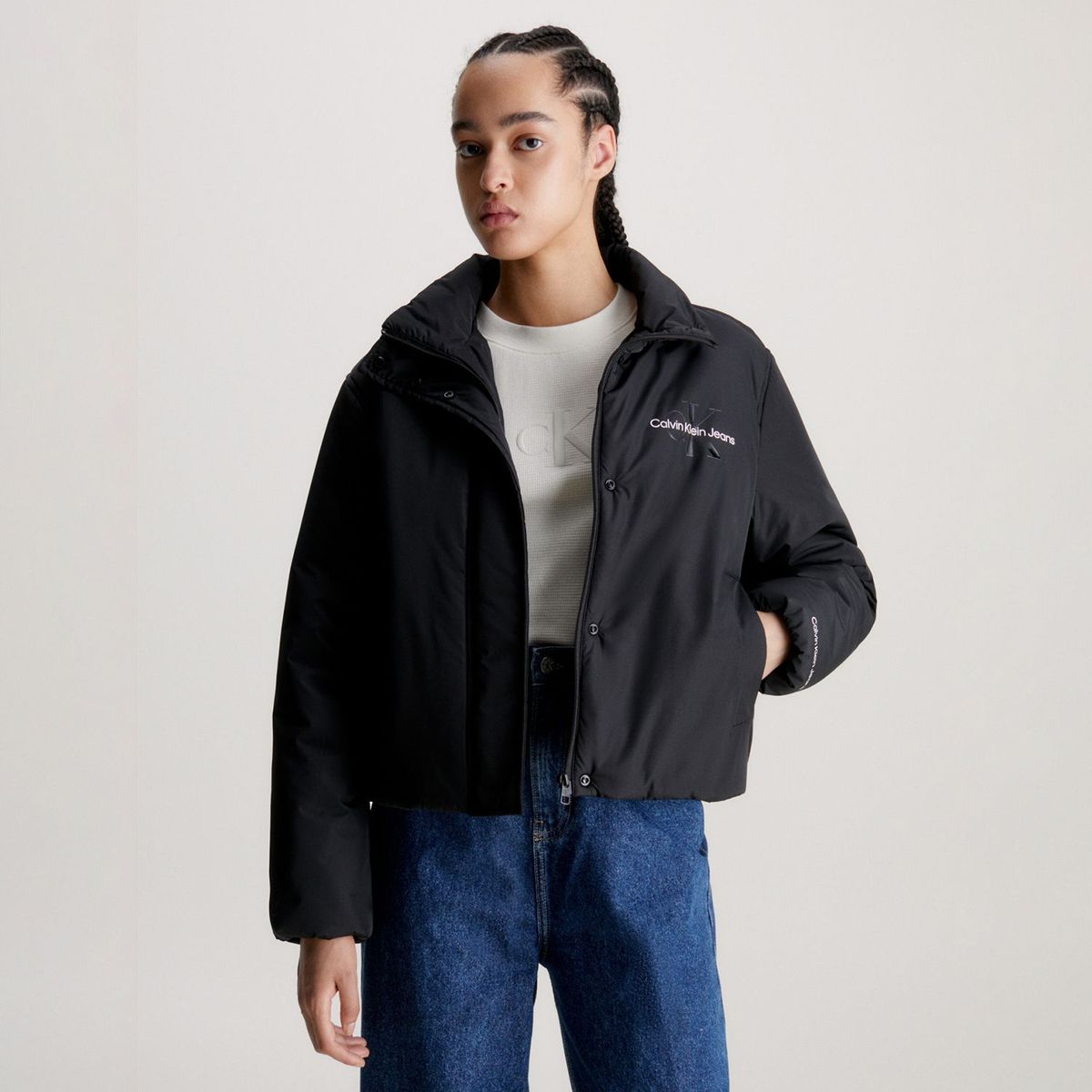 CALVIN KLEIN - Casaca Algodón Mujer Calvin Klein