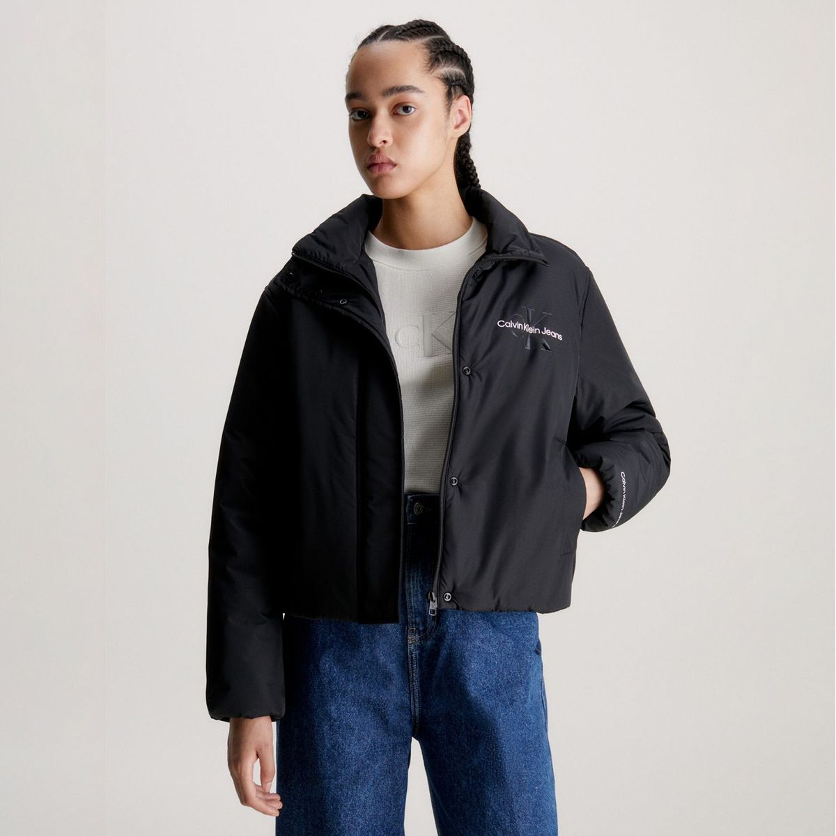 CALVIN KLEIN - Casaca Algodón Mujer Calvin Klein