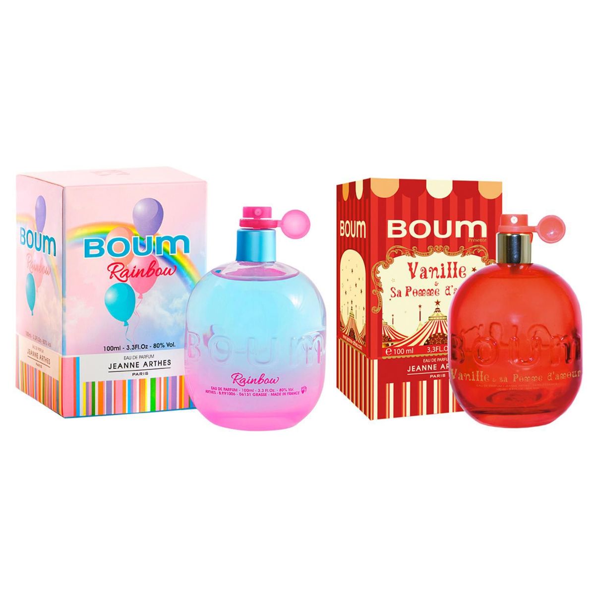 JEANNE ARTHES - Jeanne Arthes Pack Boum  Rainbow + Vanille Edp 100 Ml