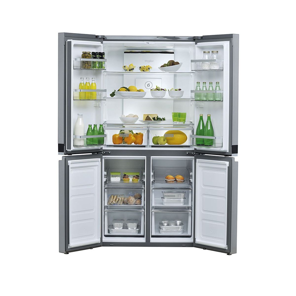 WHIRLPOOL - Refrigeradora Whirlpool French Door 591 Lts Configuración Quattro Wq9b1l Acero Inoxidable