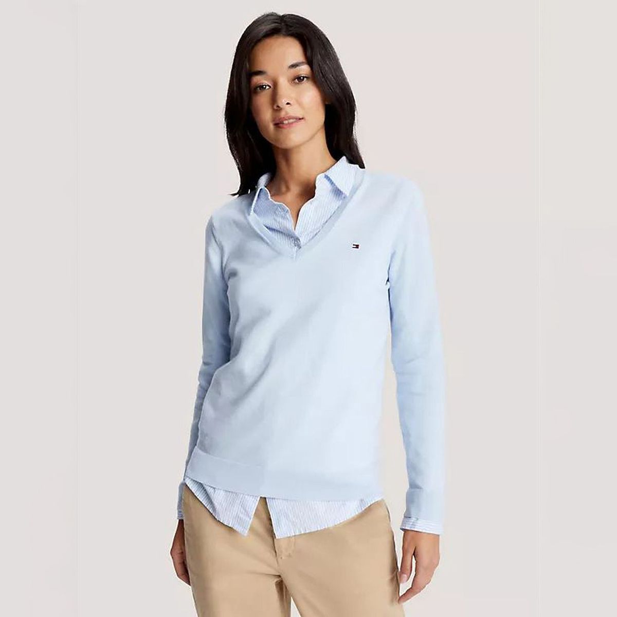 TOMMY HILFIGER - Chompa Algodón Mujer Tommy Hilfiger