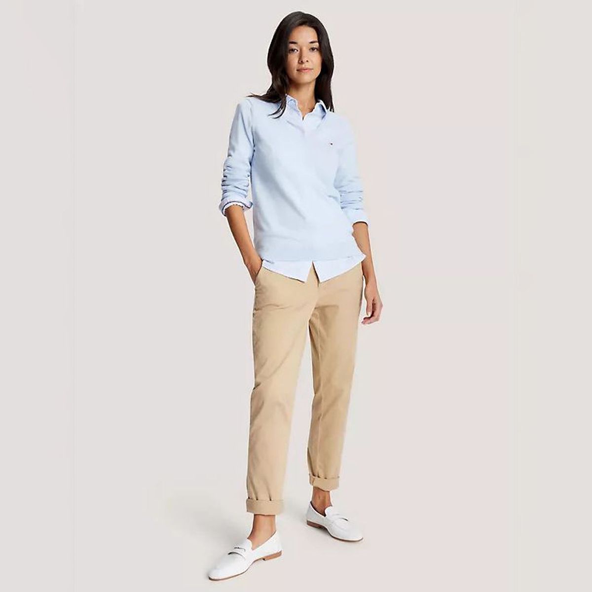 TOMMY HILFIGER - Chompa Algodón Mujer Tommy Hilfiger