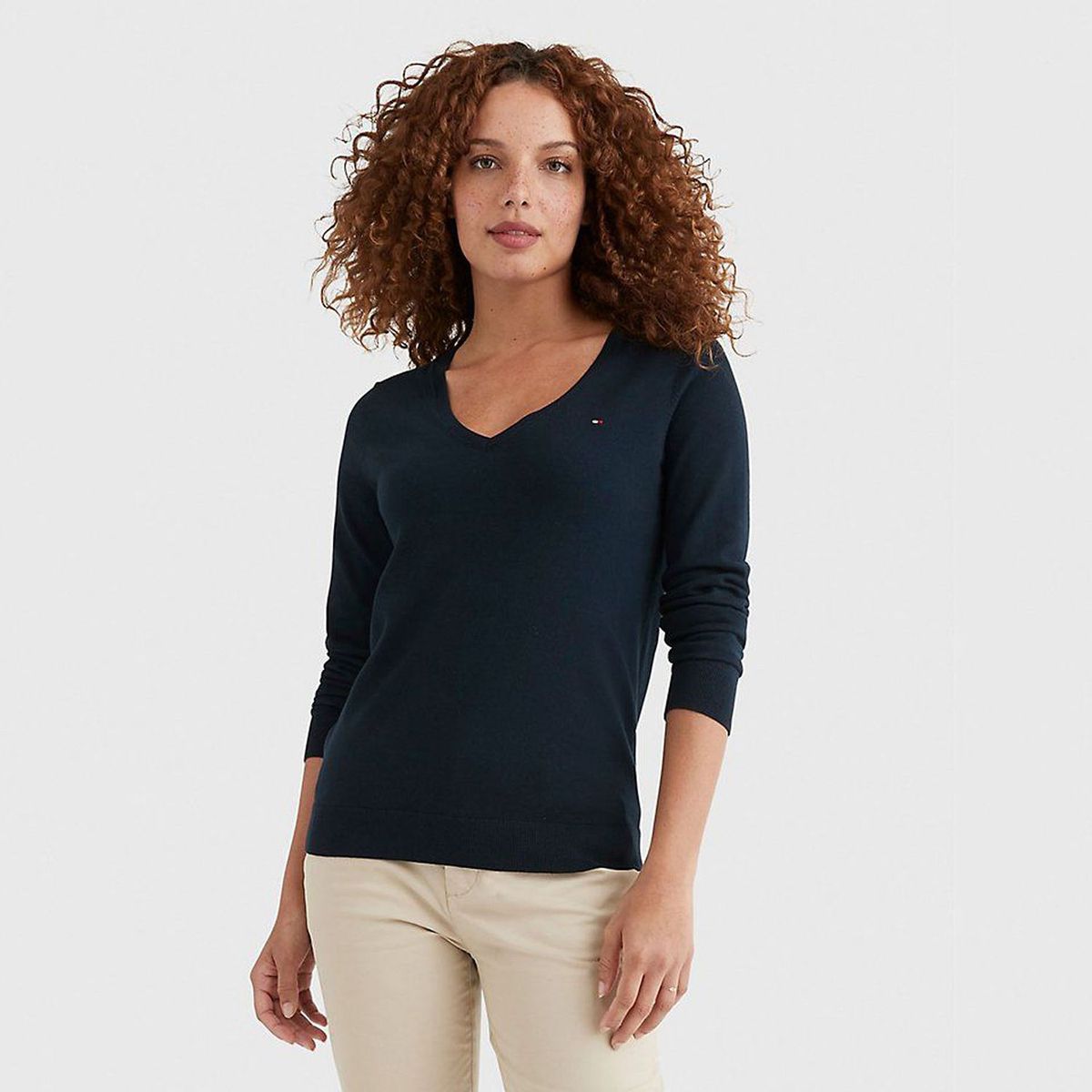 TOMMY HILFIGER - Chompa Algodón Mujer Tommy Hilfiger