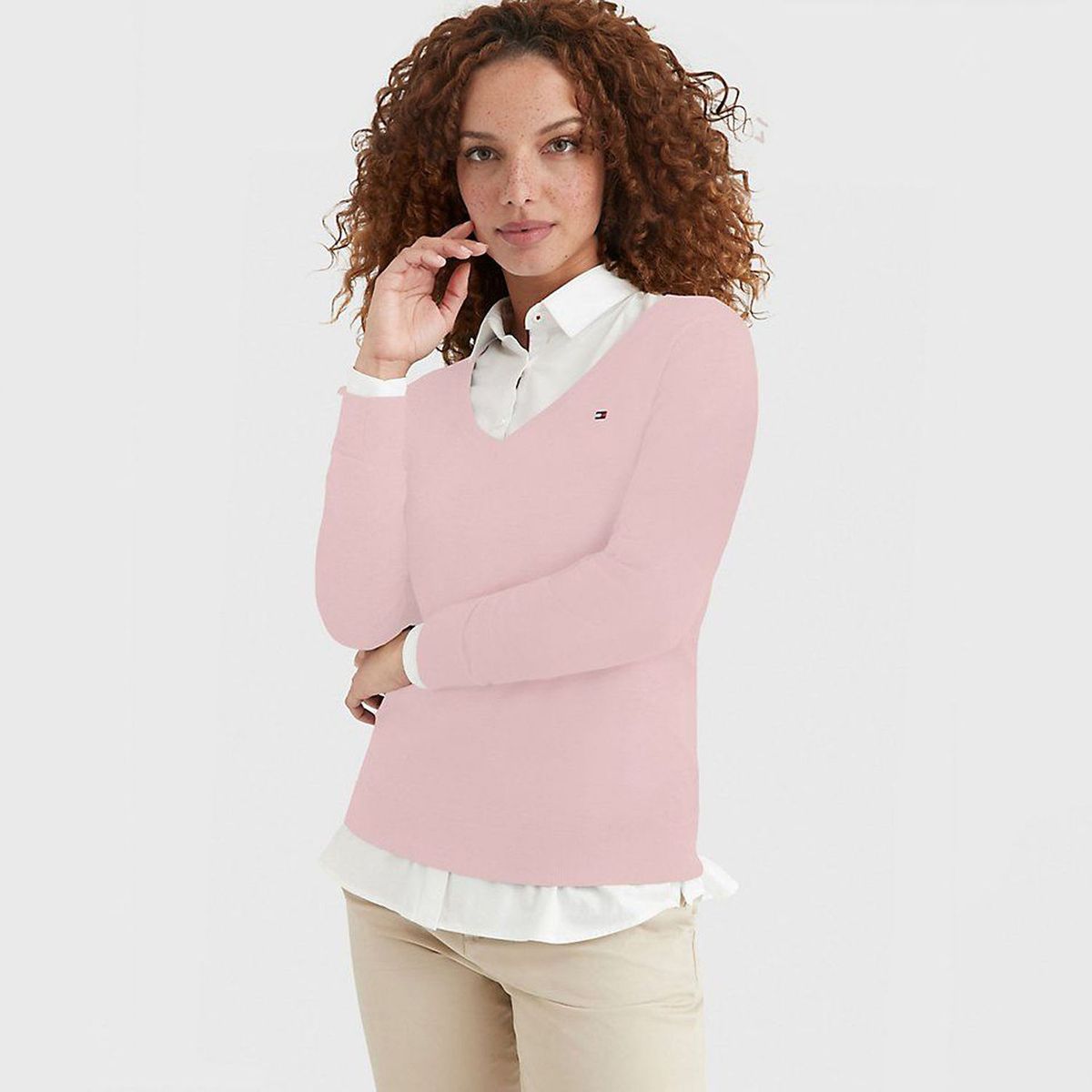 TOMMY HILFIGER - Chompa Algodón Mujer Tommy Hilfiger
