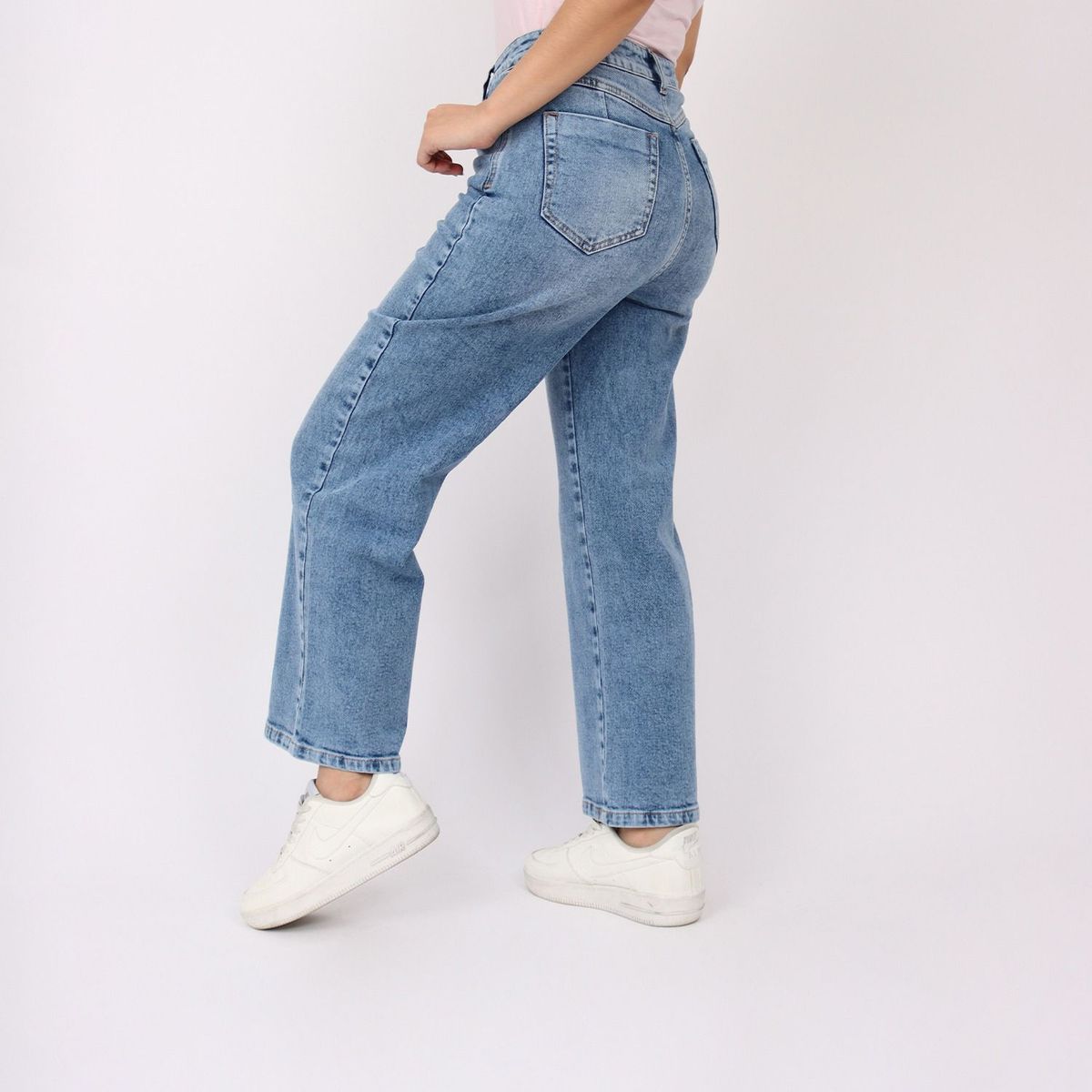 KAYRA POBLET - Jean Wide Leg Tiro Alto Mujer Kayra Poblet