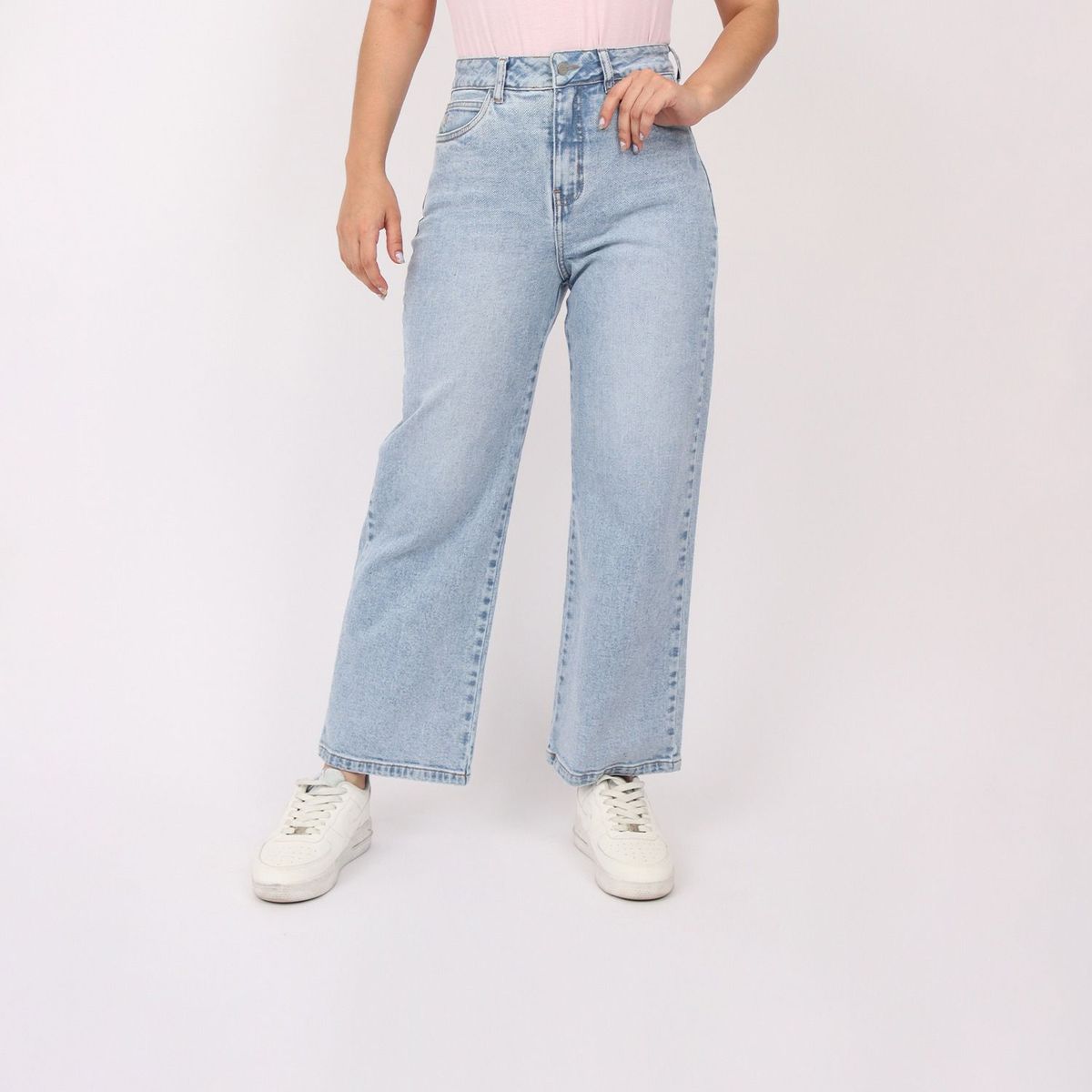 KAYRA POBLET - Jean Wide Leg Tiro Alto Mujer Kayra Poblet.